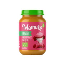   Mamuko bio zöldségek marhahússal babáknak 6 hónapos kortól 190g