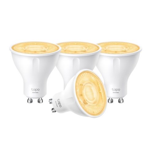 Tp-link okos izzó - tapo l610 (230v; gu10; 2700k; 2,4ghz wifi; 350 lumen; 2.9w; dimmelhető, távoli hozzáférés, ütemezés)