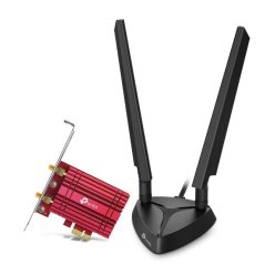   Tp-link hálózati adapter wifi axe5400 - archer txe75e (pci-e; 574mbps 2.4ghz + 2402mbps 5ghz+2402mbps 6ghz; bt5.2; wifi6