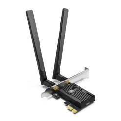   Tp-link hálózati adapter wifi ax3000 - archer tx55e (pci-e; 574mbps 2.4ghz + 2402mbps 5ghz; bluetooth 5.0; wifi6)