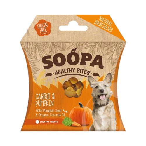 Soopa healthy bites vegan reward snack carrot and pumpkin 50g