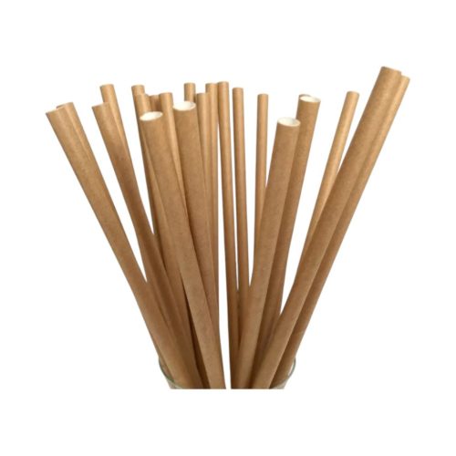 Paper straw 250pcs chemical free, 100% biodegradable