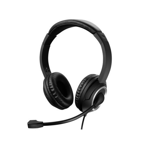 Sandberg fejhallgató - usb chat headset (mikrofon; usb; hangerő szabályzó; 1,8m kábel; fekete)