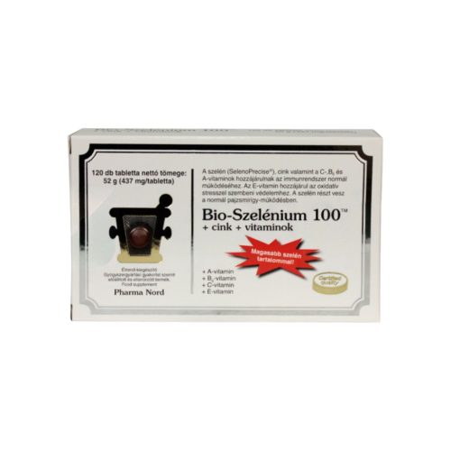 Bio-szelénium 100+cink+vitaminok 120 db