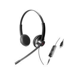   Addasound call center fejhallgató uc - epic 502 (usb csatlakozó, noice cancelling mikrofon, fekete-szürke)
