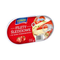 Losos heringfilé paradicsomszószban 175g