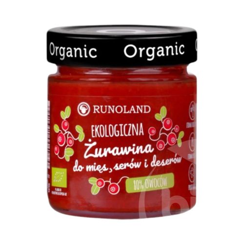 Runoland bio tőzegáfonya szósz húsokhoz 200g