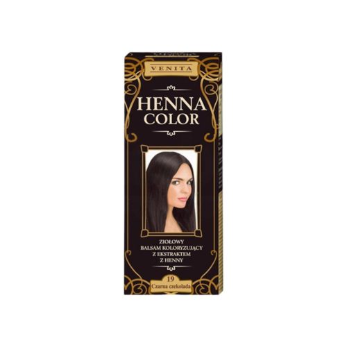 Henna color hair dye 19 black 75ml