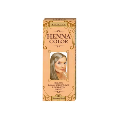Henna color dye hair conditioner no 111 natural blonde 75 ml