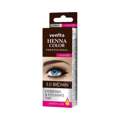 Venita henna color herbal eyebrow dye 3,0 brown 15g