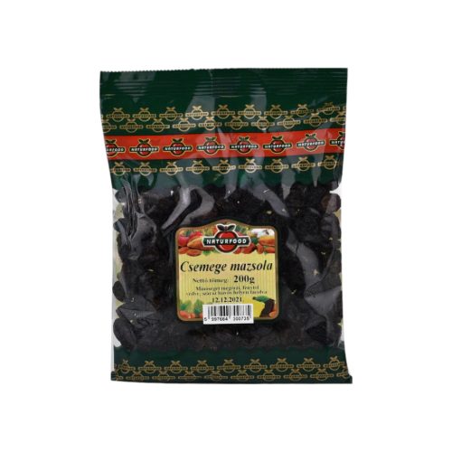 Naturfood csemege mazsola chilei 200g