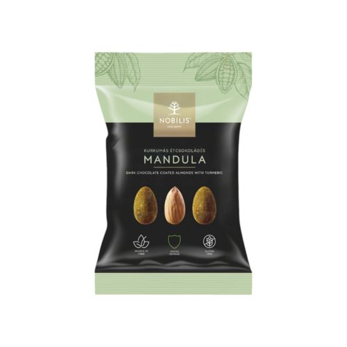 Nobilis antiox kurkumás, étcsokoládés mandula 50 g