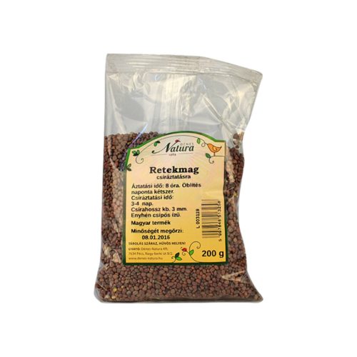 Natura radish seeds for germination 200g