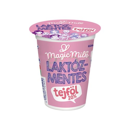 Magic milk laktózmentes tejföl 20% 325g