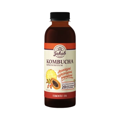 Kombucha tea koncentrátum ananász csipkebogyó papaya 500 ml