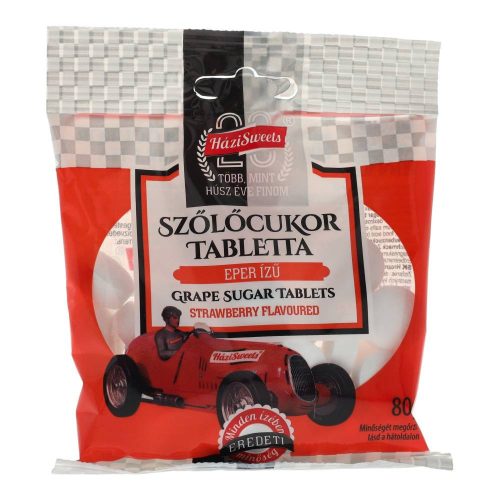 Házisweets szőlőcukor epres 80g