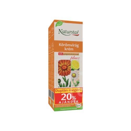 Naturstar körömvirág krém plusz dupla 2x60ml 120 ml