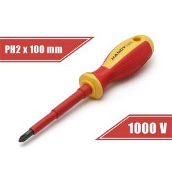   Handy csavarhúzó - 10569 (ph2, 100mm, 1000v-ig szigetelt, mágneses fej)