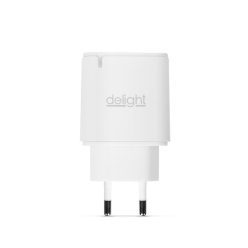   Delight telefon töltő  - 1db type-c pd20w gyorstöltéssel, fehér