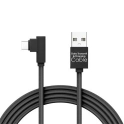   Delight kábel - usb-c töltőkábel (usb - usb type-c apa be-/kimenet; 2m, fekete)