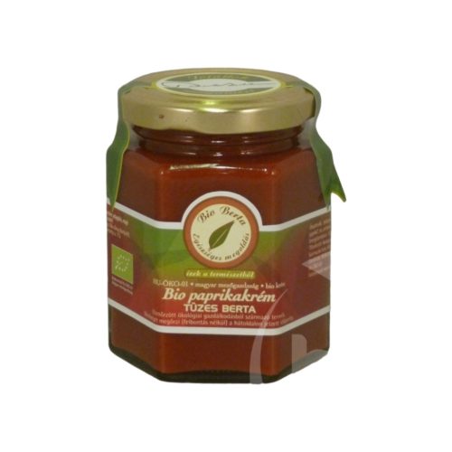 Bio berta bio paprikakrém tüzes berta 190g