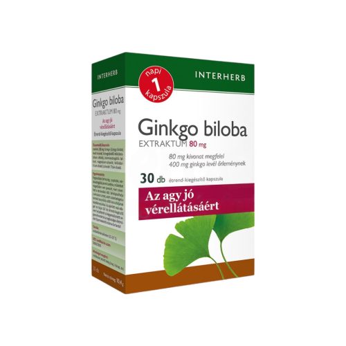 Interherb daily1 ginkgo biloba extract 80mg capsules 30 capsules