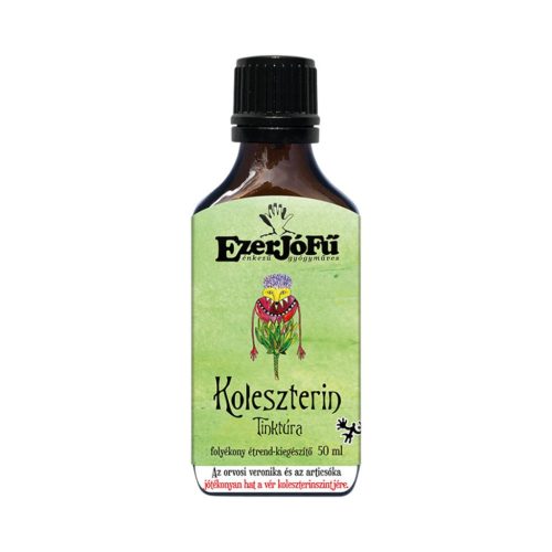 Ezerjófű tinktúra koleszterin 50 ml folyékony étrend-kiegészítő