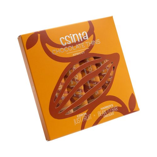 Csinta chocolate thins sárgabarack 5db-os 40g