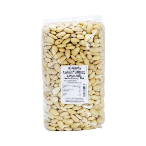 Paleolit mandulabél blansírozott 1kg nyers, egész
