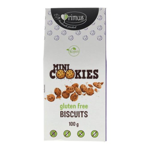 Primus gluténmentes vegán mini keksz 100g