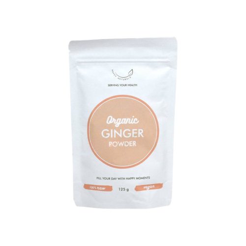 Happy naturals organic gyömbér por 125g