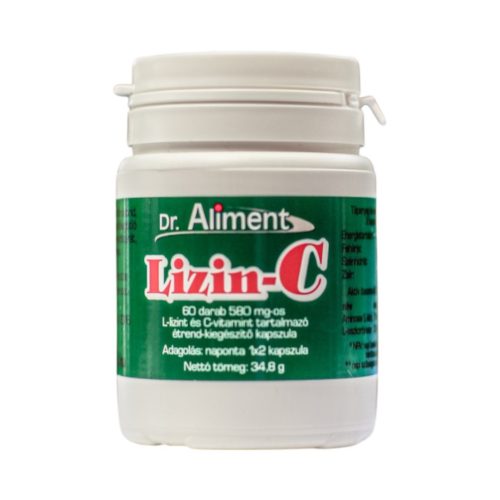 Dr.aliment lizin c kapszula 60 db