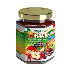   Organic force mini manó manna elixír béta-glükán tartalmú gyümölcs-zöldség koncentrátum gyerekeknek 1 éves kortól 210g