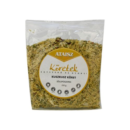 Atais couscous side dish with herbs