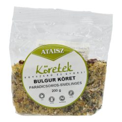 Atais bulgur side dish with tomato snidl.