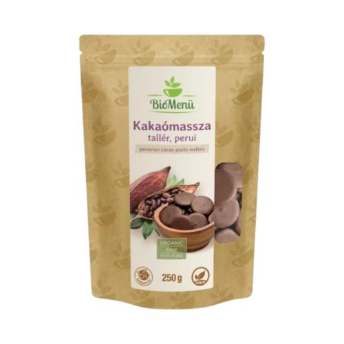 Organic cocoa paste tallera peruvian 250g organic
