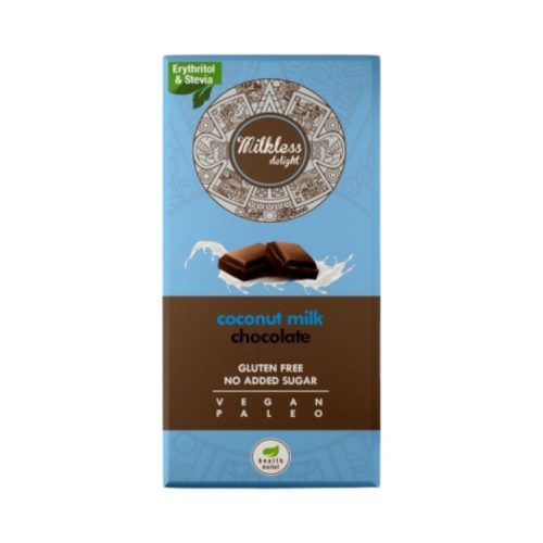 Health market milkless delight kókusztejes csokoládé édesítőszerrel 80g