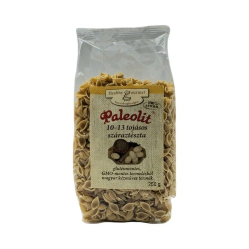 Paleolithic pasta with sesame shells