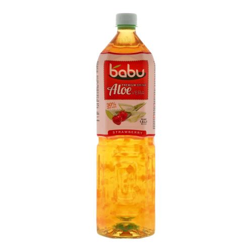 Babu aloe vera soft drink strawberry 1500 ml
