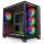 Njoy computer case - aura (black, window, atx, 7x12cm, 2xusb3.0, 1x usb-c)