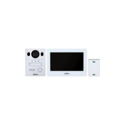   Dahua digitális video kaputelefon szett 2 vezetékes - ktx01(f) (vto2003f + vth5123h-w (wifi) + vtnc1003c + vtm114)