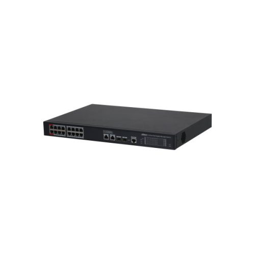 Dahua menedzselhető poe switch - s4220-16gt-190 (18x 1gbps; 16x poe/poe+; 2x 1gbps sfp; 190w)