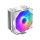 Id-cooling cpu cooler - se-224-xts argb white (28.9db; max. 118,93 m3/h; 4pin csatlakozó, 4 db heatpipe, 12cm, pwm, led)