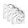 Id-cooling cooler 12cm - af-125-w trio (29,85db, max 132,94 m3/h, 4pin, pwm, 3 x12cm, argb led, white)