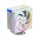 id-cooling cpu cooler - frozn a410 argb white (29.9db; max. 132,54 m3/h; 4pin, 4 db heatpipe, 12cm, a-rgb, pwm)