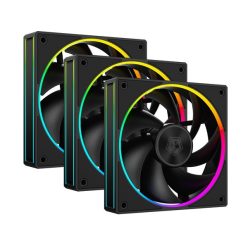   Id-cooling cooler 12cm - af-127-argb-k trio (29,9db, max. 132,52 m3/h, 4pin, pwm, 3 x12cm, argb led, fekete)