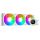 Id-cooling cpu water cooler - space sl360 xe white (35,2db; max. 129,39 m3/h; 3x12cm, a-rgb led, fehér)