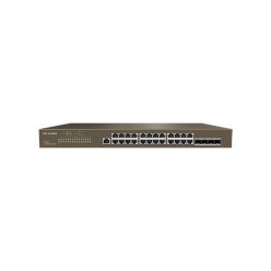  Ip-com switch vezérelhető - g3328f (24x1gbps; 4x sfp; 1x console port; l2)