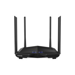   Tenda router wifi ac1200 - ac10 (300mbps 2,4ghz + 867mbps 5ghz; 4port 1gbps, mu-mimo; 4x6dbi)