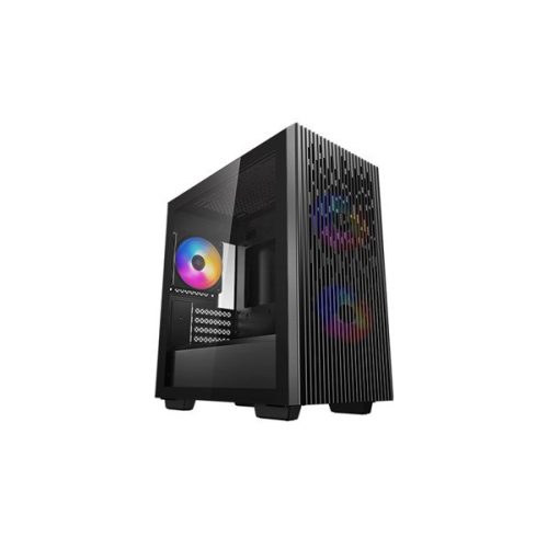 Deepcool számítógépház - matrexx 40 3fs (ablakos, 3x led ventiilátor, matx, 1xusb3.0, 1xusb2.0)